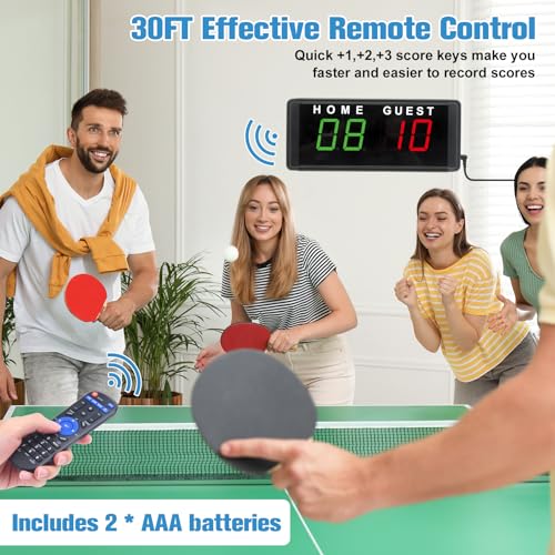 LED Electronic Scoreboard with Remote & Tripod - Small