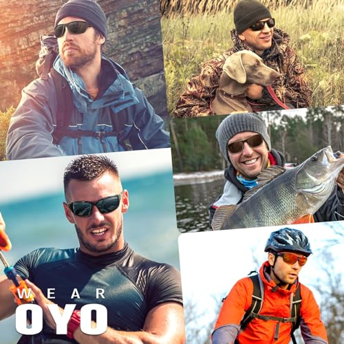 Polarized Sports Sunglasses for Men & Women - UV400 Fishing & Running Shades