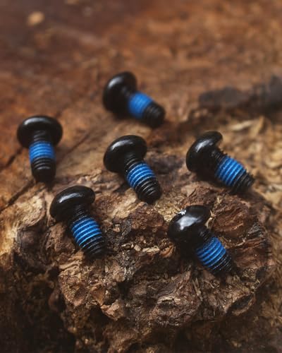 Bicycle Disc Brake Bolts T25 Rotor Screws M5x10mm - 12 Pcs Black
