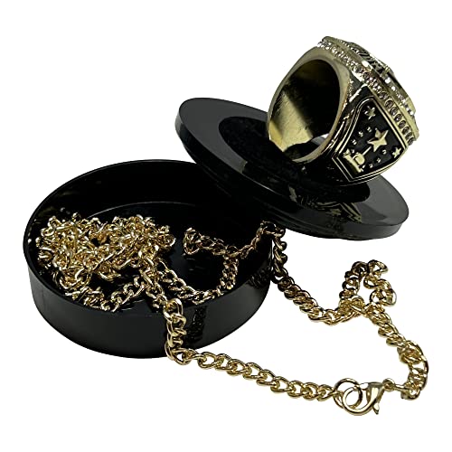 MVP Championship Trophy Ring Award with Display Chain & Stand