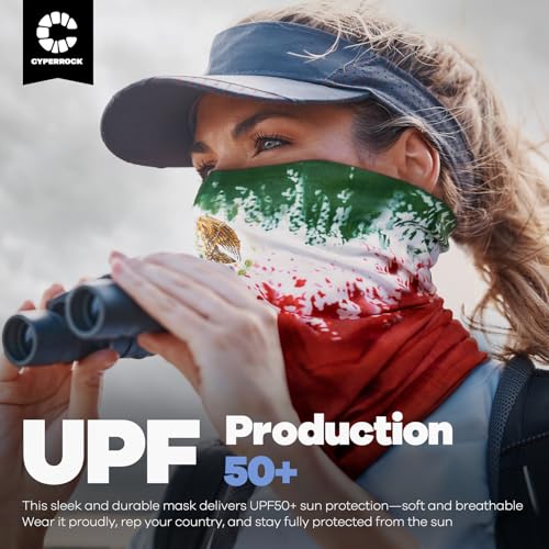 UV Protection Neck Gaiter - Breathable Sports Face Mask - Brazil Flag