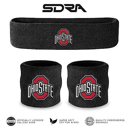 Ohio State University Terry Cloth Sweatbands - OSU Headbands