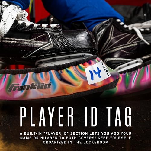 Senior NHL Hockey Skate Blade Guards with Player ID - Moisture-Resistant Ice Skate Covers