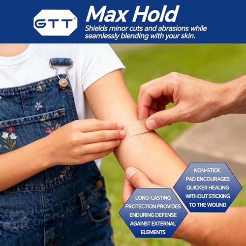 100 Count Waterproof Adhesive Bandages - Assorted Sizes