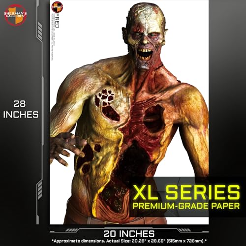 Shadow Marauders Edition Target Pack XL 20x28 - 3pk high-visibility shooting targets