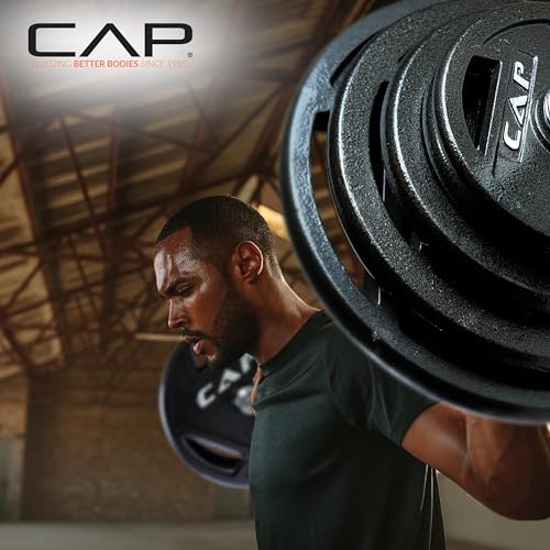 10 LB Olympic Weight Plate Set of 4 - CAP Barbell
