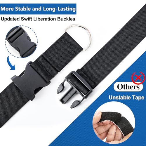 Camping Chair Wall Storage for Garage, Adjustable Garage Wall Storage Straps Wall Mounted with Quick Release Buckles, Hanging Garage Organization System Rack Holds More Beach Chairs, Umbrellas