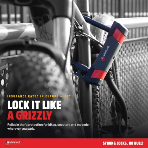 Grizzly U-Lock Heavy-Duty Bike Lock for Bicycles & Scooters