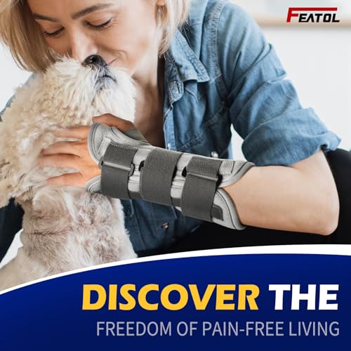 FEATOL Right Hand Wrist Brace Splint MED/LG Night Sleep Support — Carpal Tunnel, Arthritis, Tendonitis