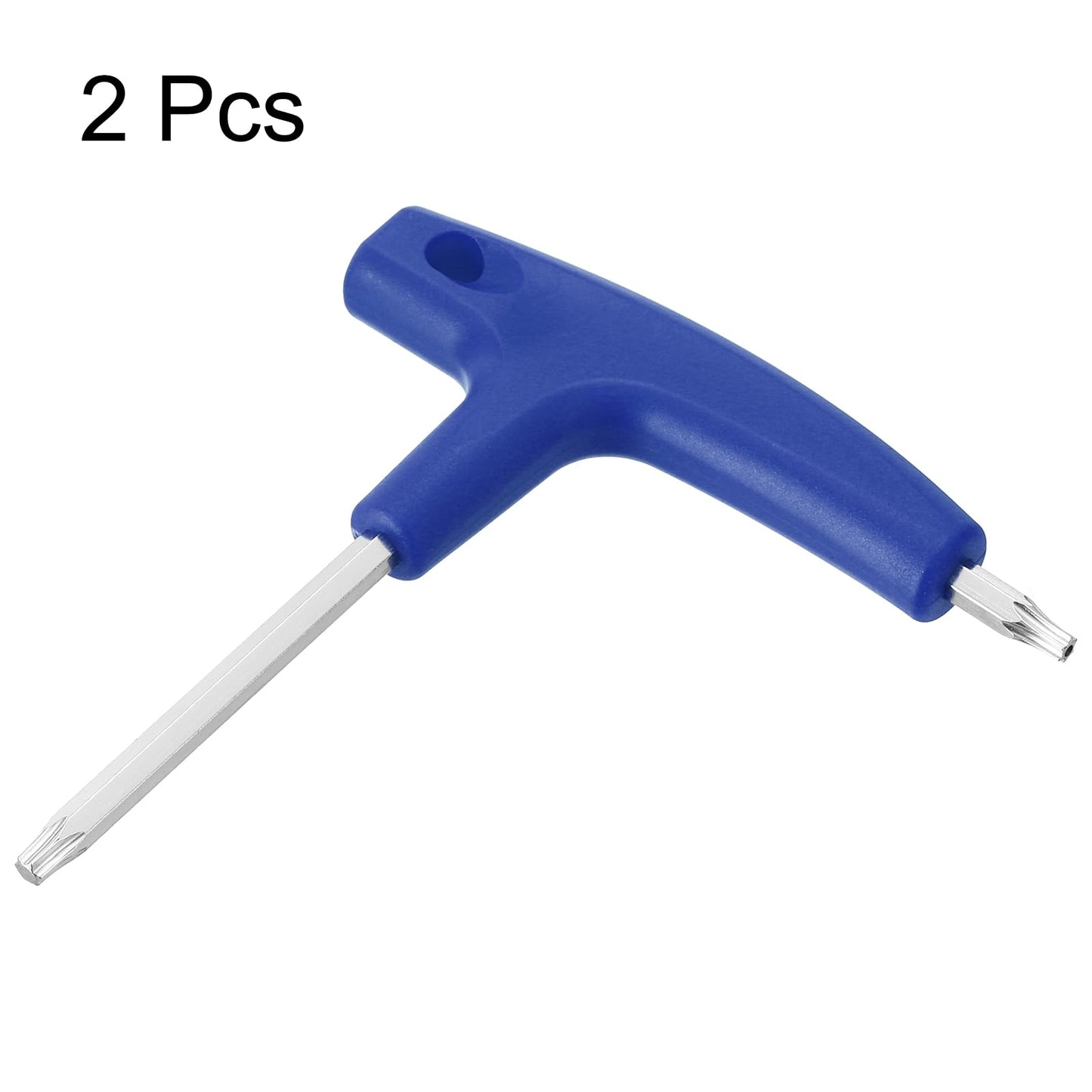 HARFINGTON 2pcs Golf Spike Wrench T20 T25 Golf Torque Wrench Stainless Steel Golf Head Adjustment Tool Golf Driver Torque Tool with Plastic Handle for Golf Club Driver Shaft Adapter, Blue