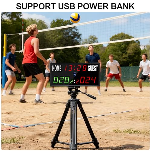 Digital Scoreboard with Timer & Remote - Medium Size