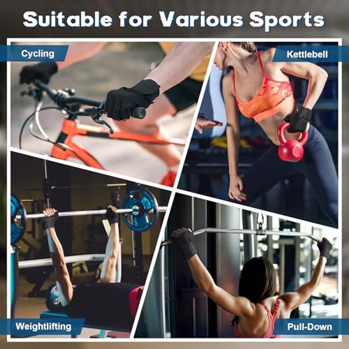 Workout Gloves for Men and Women - Breathable Weightlifting Gloves with Wrist Support