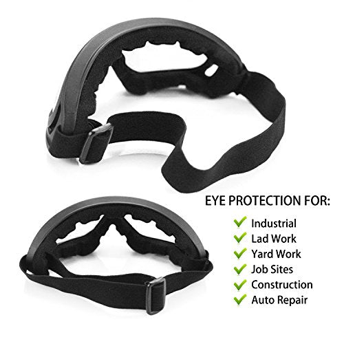 GUSTYLE 2 Pack Children's Safety Glasses with Wind Resistance Perfect