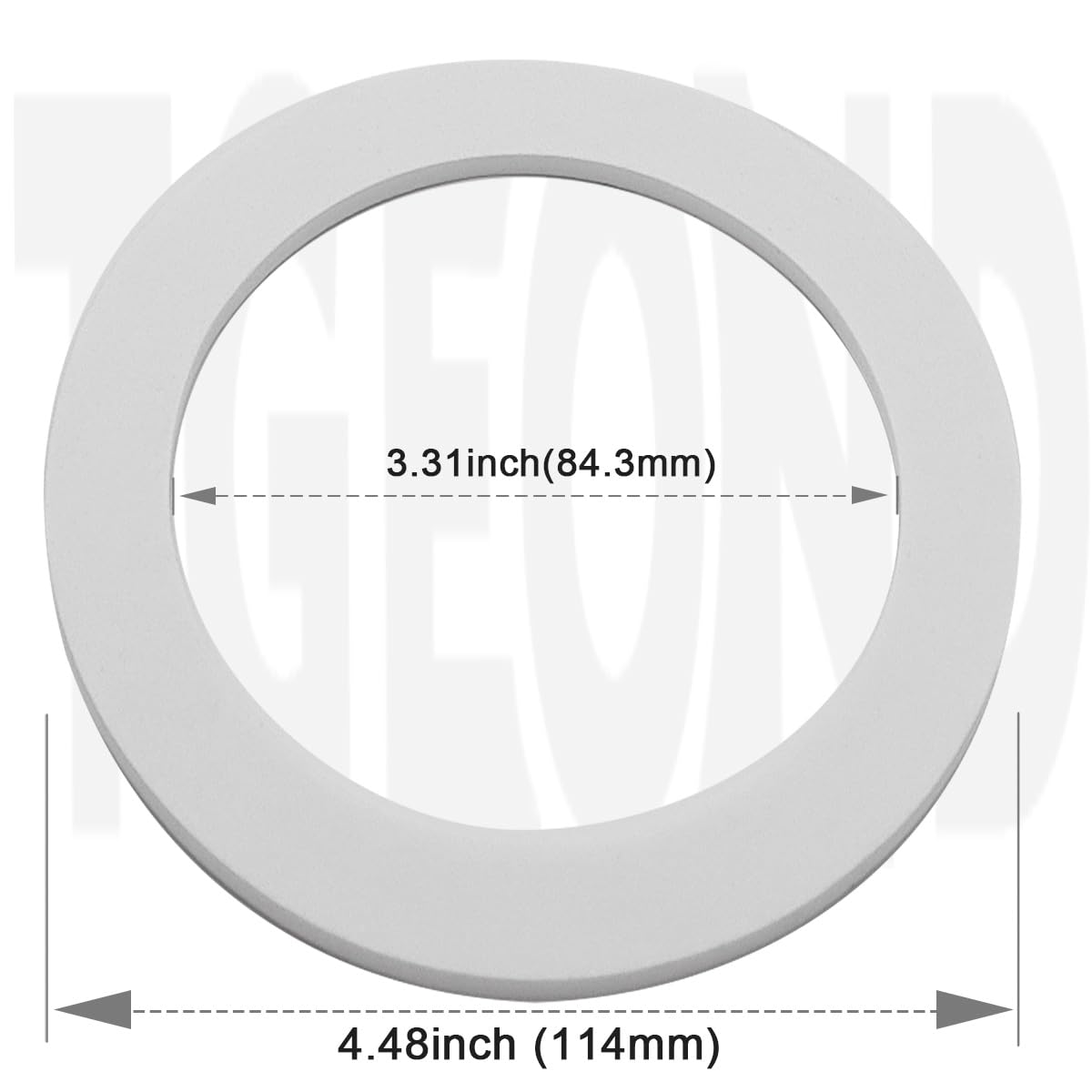EPE & Rubber Sink Strainer Seal Kit for 3-1/2 Inch Drains | 2 O-Rings Gasket + 2 Seal Ring Washers | No Plumber's Putty Needed | US Standard Drain Compatibility ‌