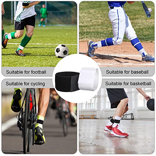 12 Pcs Soccer Shin Guard Straps - Adjustable Anti-Slip Holders