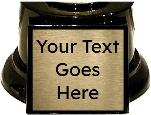 Achievement Gold Toned Award Trophy - Customizable 10.625" for Ceremonies, Parties & Competitions