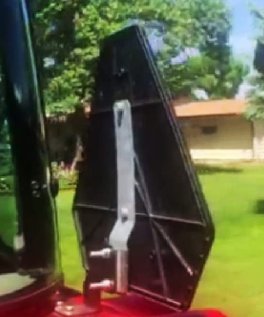 Golf Cart Slow Moving Vehicle Sign Mounting Kit with Brackets and Hardware