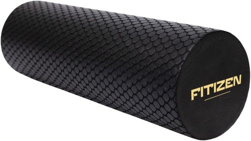 Fitizen Foam Roller - Deep Tissue Muscle Massage for Pain Relief | Ideal for Home Gym & Yoga