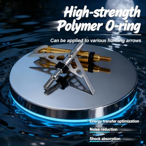 High-Performance Arrowhead Shock Collar O-Rings - Black, 100pcs