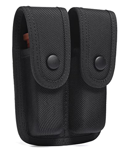 Nylon Double Magazine Pouch - Duty Belt MOLLE Holster for 9mm & .40 Cal Magazines