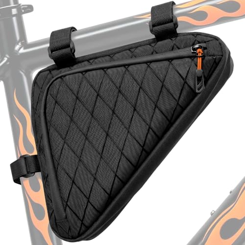 Bike Frame Bag,Bicycle Triangle Bag Black