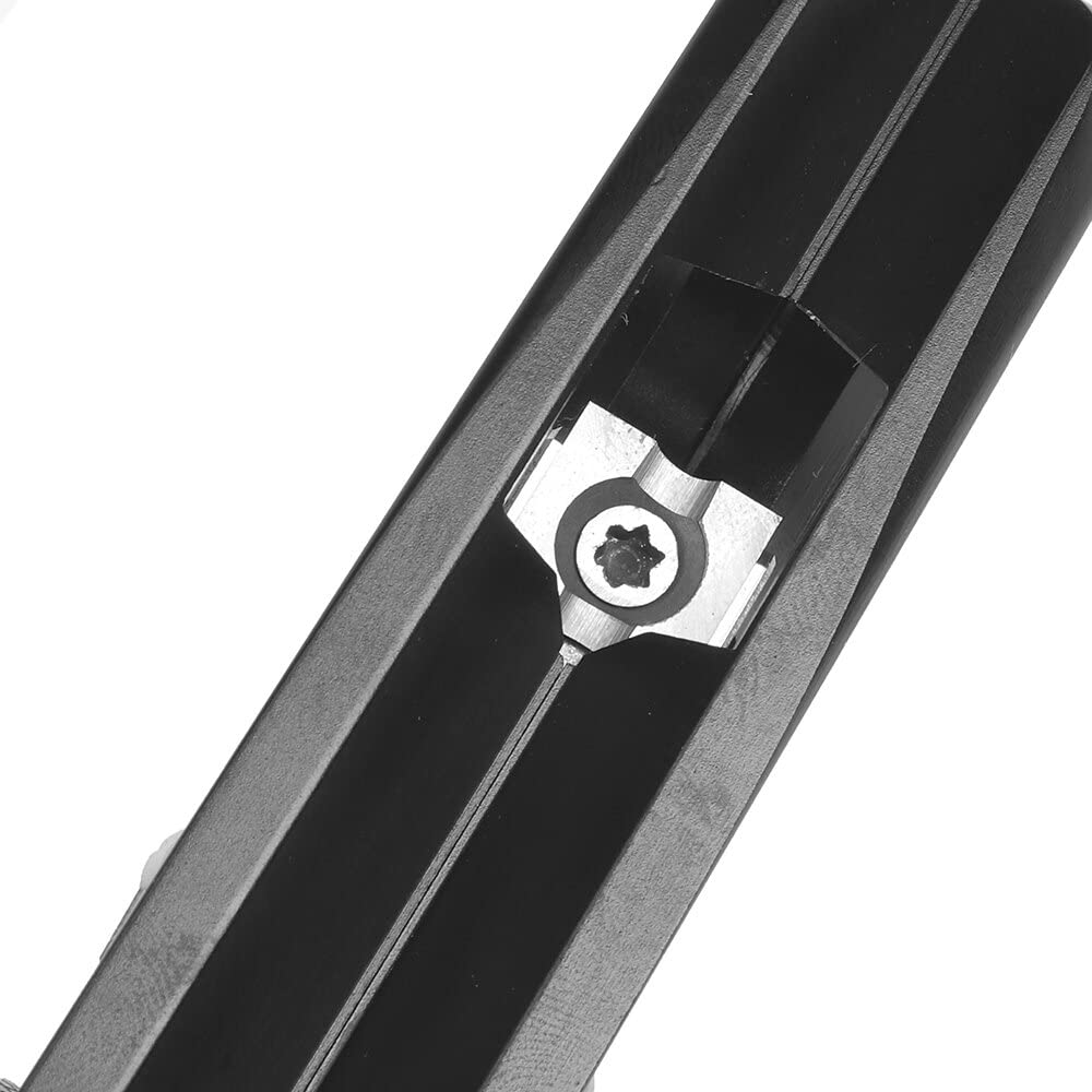 HONGDUI DJ11S Chamfer Plane Edge Plane Corner Plane Quick Edge Trimmer Chamfering Tool with 12 Cutter Heads for Woodworking