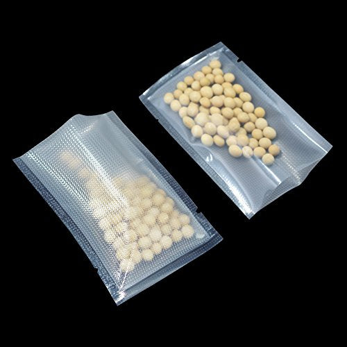100 Pack Small Vacuum Sealer Bags - 2.7x3.9 Inch (Usable 2.4x3.3 Inch)