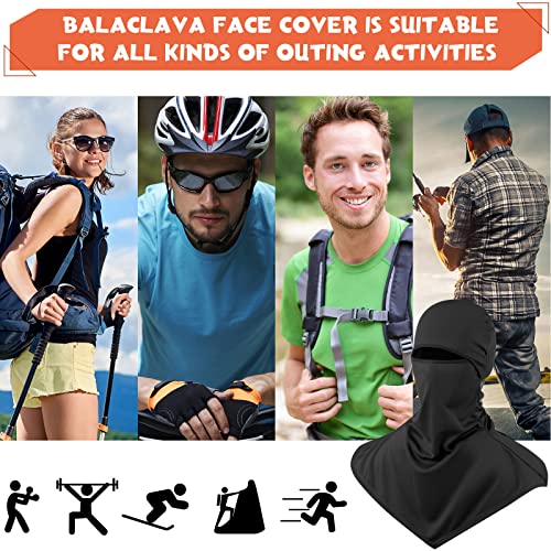 Syhood Black Summer Balaclava Face Cover - 6 Pack