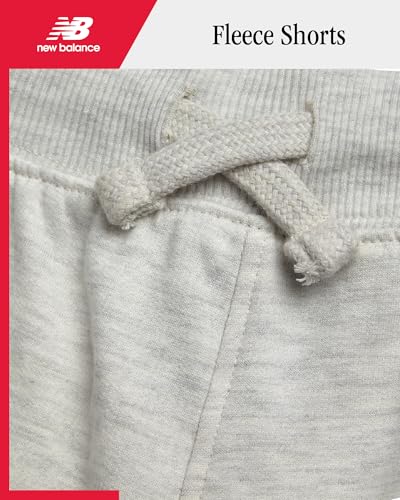 Fleece Pull-On Shorts for Girls - Oatmeal, Size 7-8