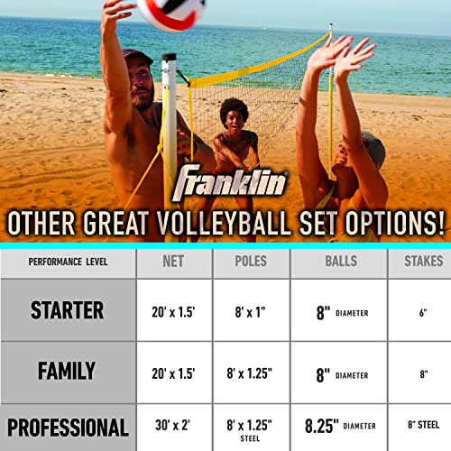 Portable Volleyball Set - Recreational Beach & Backyard Net with Ball