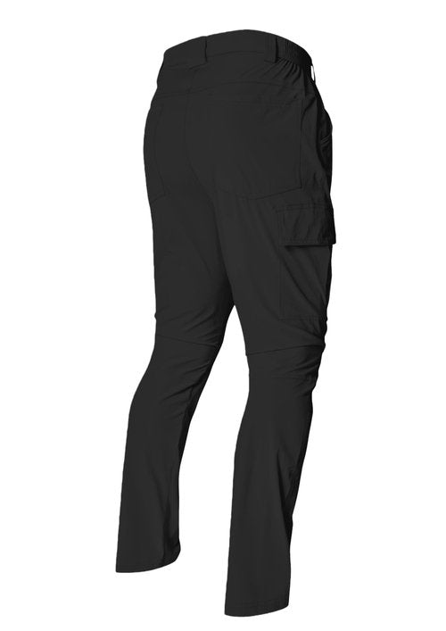 keihTrail Work Pants for Men Waterproof Lightweight Quick Dry Travel Fishing Camping Men Hiking Cargo Pants Outdoor 6 Pockets Black