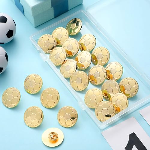24 Pcs Soccer Chenille Lapel Pins - Team & Student Awards