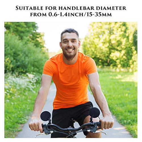 Adjustable 360° Rotatable Bicycle Mirrors - 2 Pack