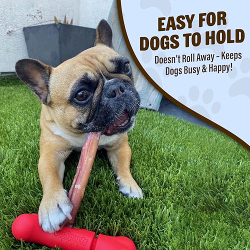 Chew Champ Dog Bully Stick Holder for Small Dogs Under 30 lbs - 6 Inch