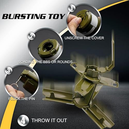 M18 Dummy Grenade Toy - 2PCS Battle Games Prop for Cosplay