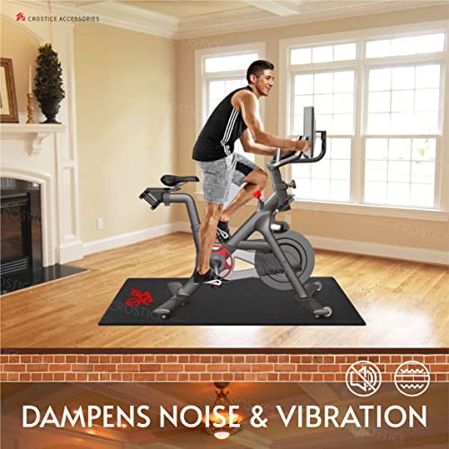 6mm Bike Mat for Peloton - Non-Slip Waterproof Floor Protector 30x60"