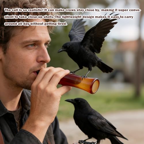 Realistic Crow Call Whistle for Hunting and Wildlife Observation