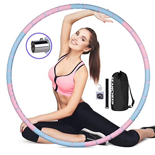 Adjustable Weighted Exercise Ring - 2 to 5 lb, Portable for Indoor & Outdoor Workouts