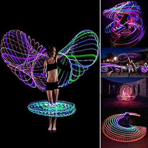 LED Light Up Hoop - 36 Inch Color Changing Fitness Hoop