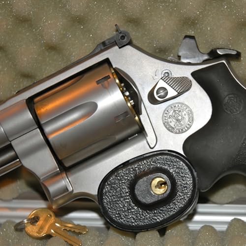 Keyed Alike Trigger Lock - Adjustable Gun Safety Lock with 2 Keys - Coal