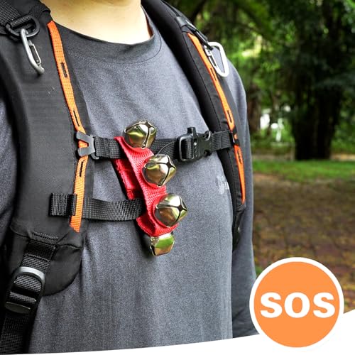 Outdoor Bear Bells for Hiking Safety - Blue Bear Deterrent