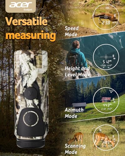 Laser Golf Rangefinder with Slope Switch & Pin Lock Vibration