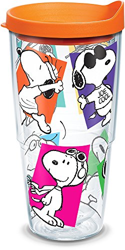 Tervis 24oz Peanuts Multi-Snoopy Insulated Double Walled Tumbler Cup - Made in USA