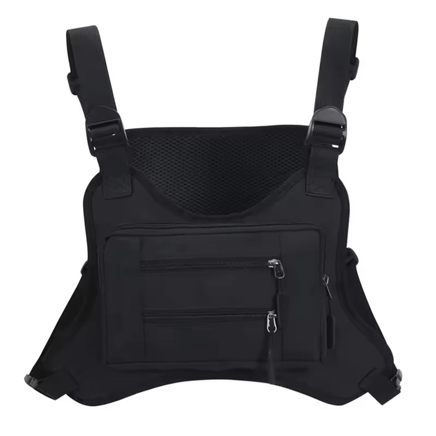 Nhsuzart Sports Chest Bag for Men & Women, Lightweight Front Chest Pack, Outdoor Chest Bag for Men and Women With Pocket & Extra Storage, for Workouts Cycling and Hiking