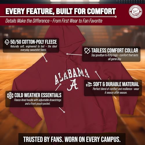 Alabama Crimson Tide Crewneck Sweatshirt - Unisex Small