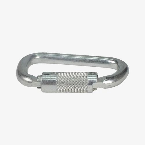 Heavy Duty Carabiner Clip Auto-Locking Climbing Carabiner 45KN=10000IBS Twist Lock Carabiner for Outdoor Climbing, Mountaineering, Rappelling, Camping, Hiking, Swing (CE Rated,D Shape),Gold