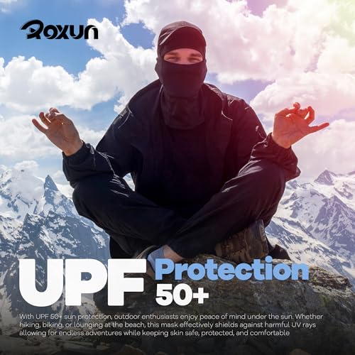 ROXUN Ski Mask Balaclava, Motorcycle Summer Cooling Breathable UV