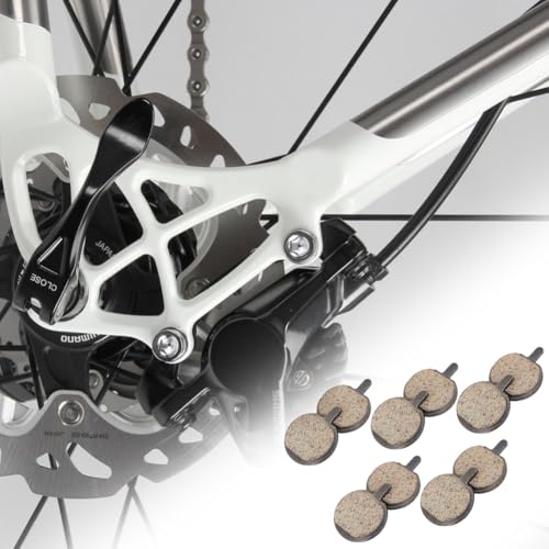 Bicycle Brake Pads - Semi-Metal Resin Disc Pads, 5 Pairs
