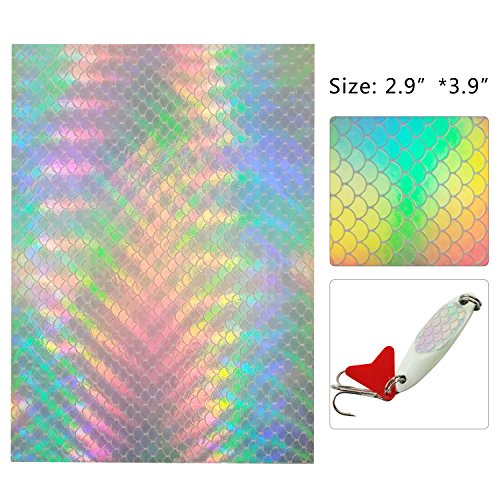 Holographic Fishing Lure Tape - 15pcs Waterproof DIY Stickers
