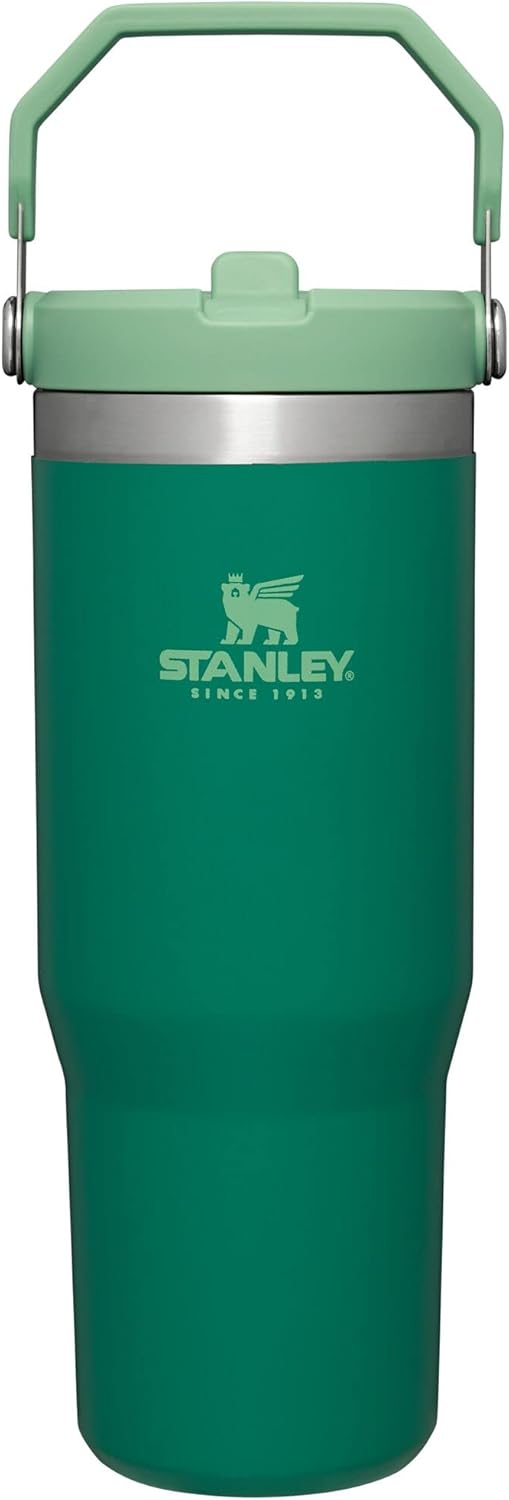 Stanley IceFlow 30 oz Flip Straw Tumbler - Insulated Stainless Steel, Leak Resistant, BPA-Free | Alpine Color